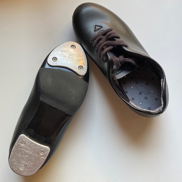 Capezio Shoes Capezio Tele Tone Jr Black Childrens Tap Shoes Poshmark
